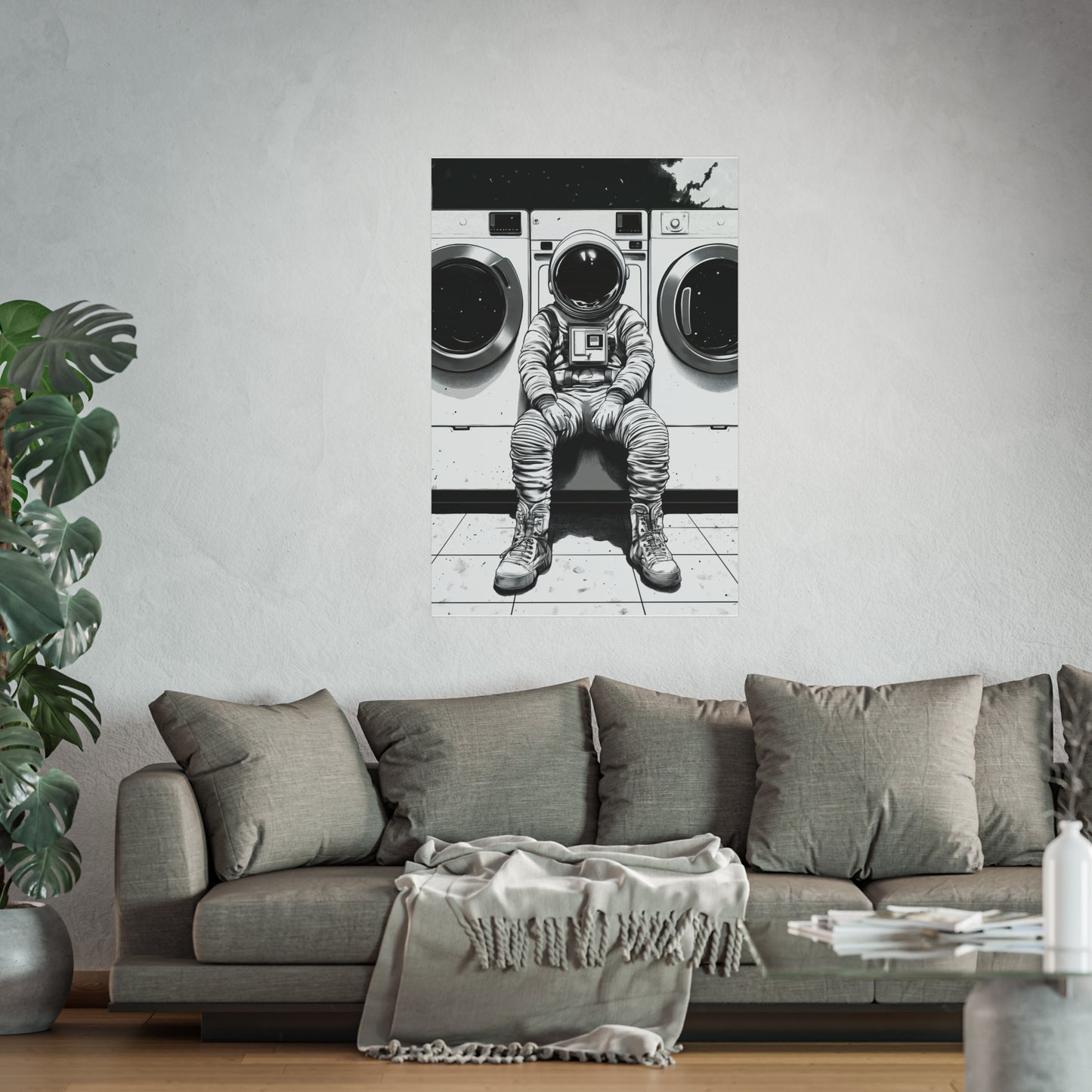 Astronaut Doing Laundry