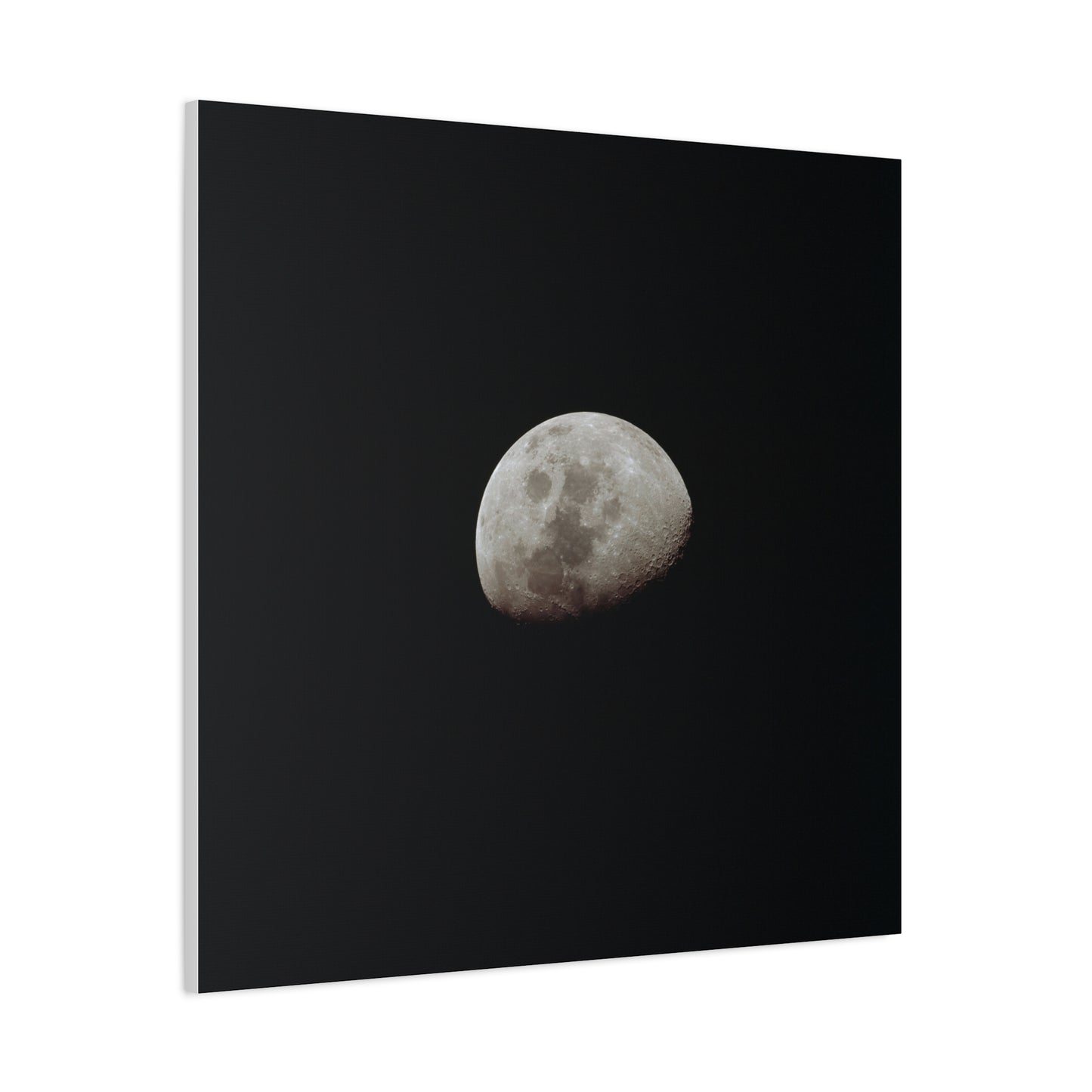 Moon Phase Matte Canvas Wall Art - 12" x 12" Stretched Print