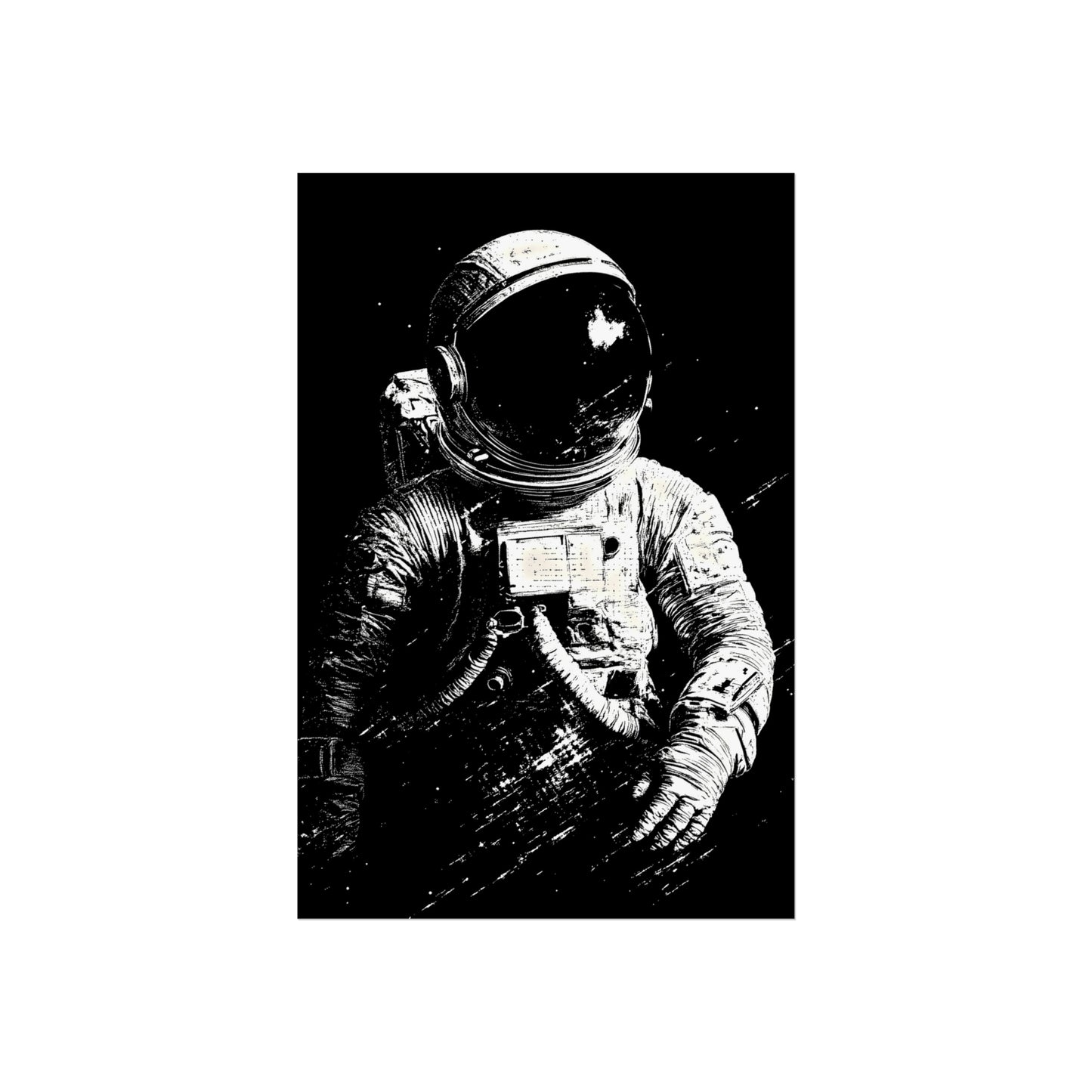 Astronaut Fine Art Poster - Space Wall Decor for Astronomy Lovers