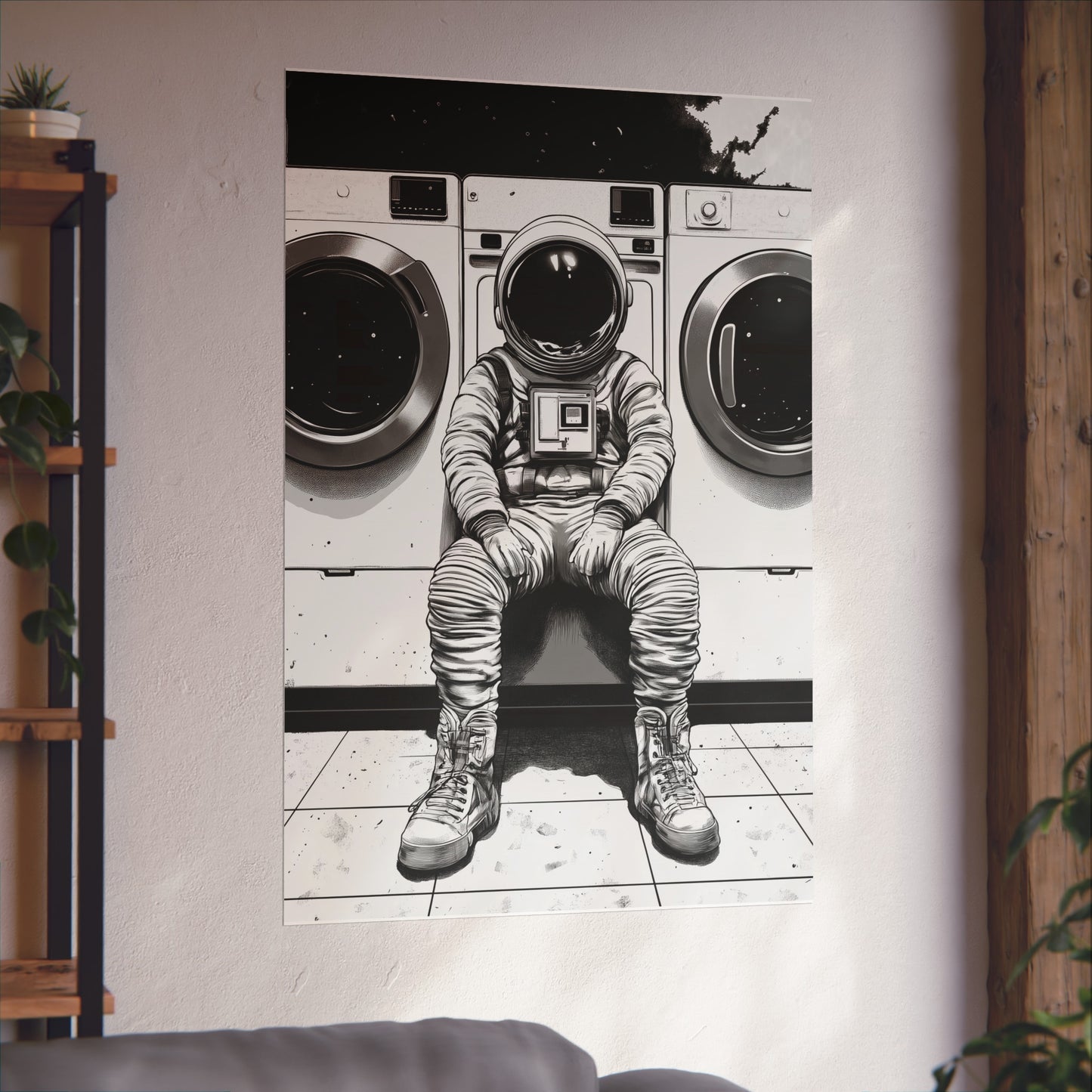 Astronaut Doing Laundry