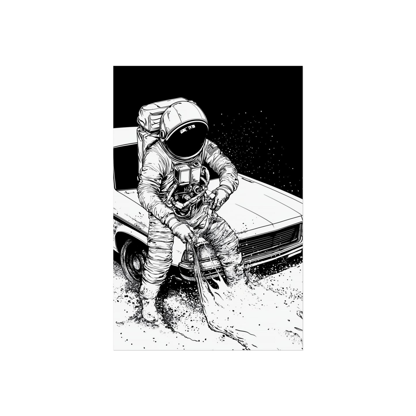 Copy of Astronaut Fine Art Poster - Space Wall Decor for Astronomy Lovers