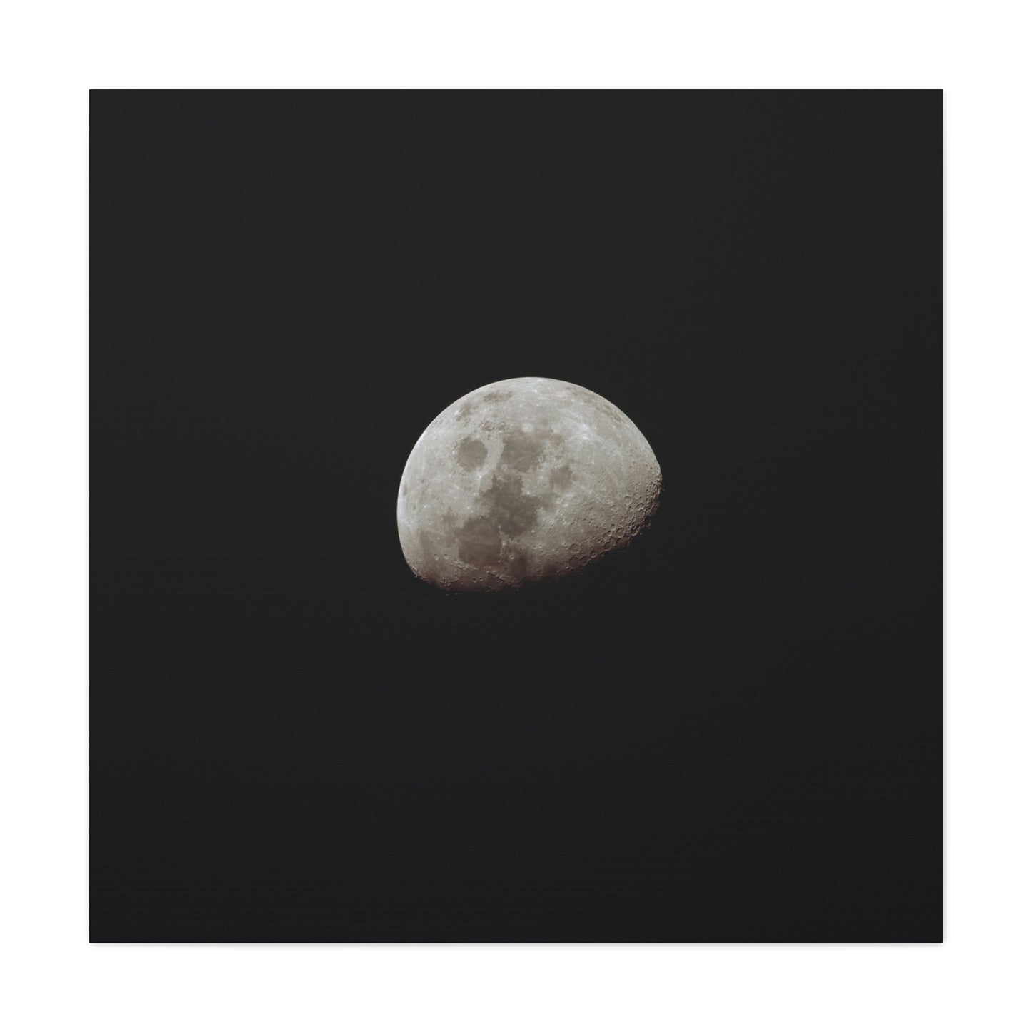 Moon Phase Matte Canvas Wall Art - 12" x 12" Stretched Print