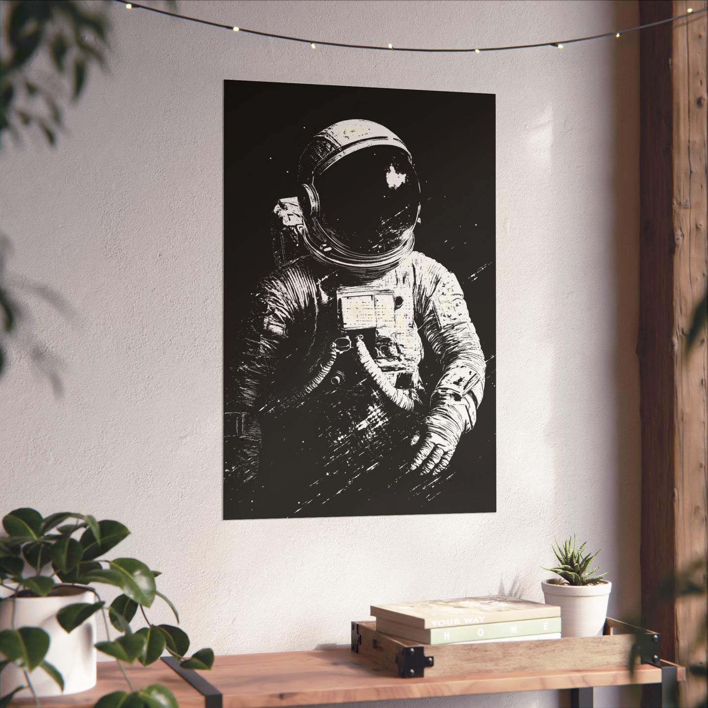 Astronaut Fine Art Poster - Space Wall Decor for Astronomy Lovers