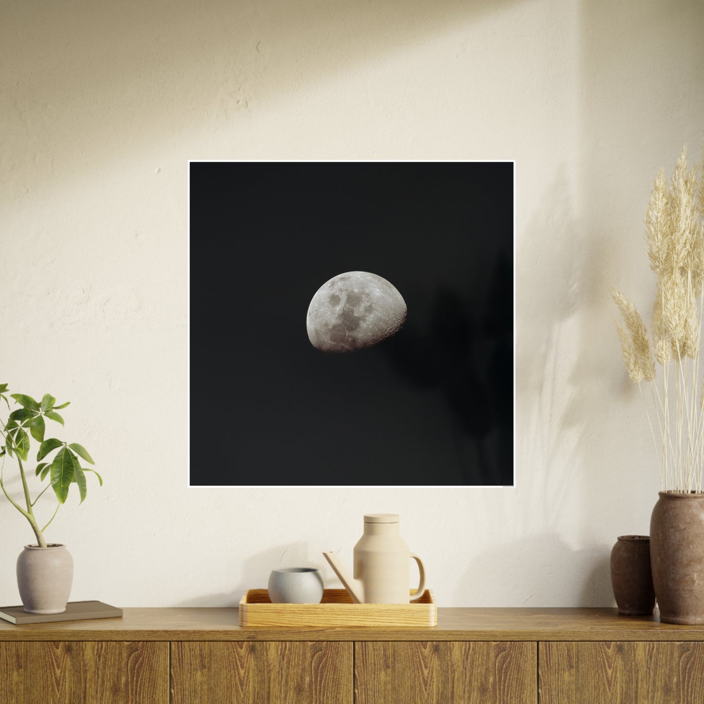 Moon Phase Art Poster - Elegant Lunar Wall Decor for Home & Office
