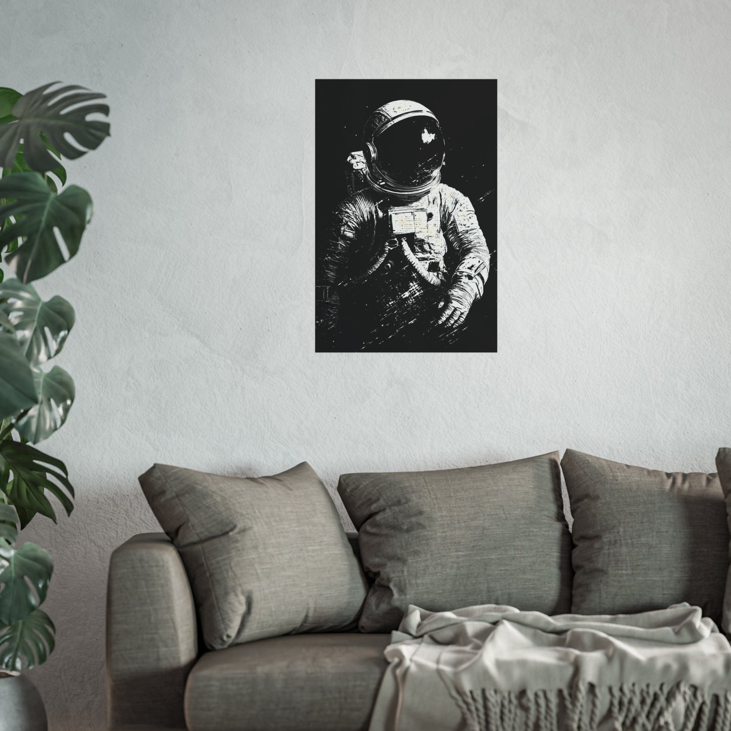 Astronaut Fine Art Poster - Space Wall Decor for Astronomy Lovers