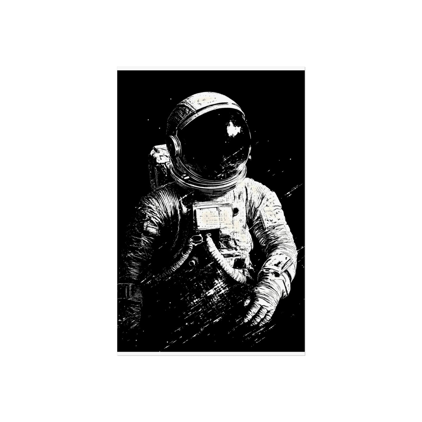 Astronaut Fine Art Poster - Space Wall Decor for Astronomy Lovers