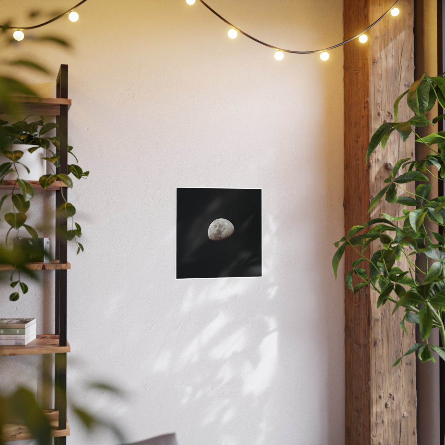 Moon Phase Art Poster - Elegant Lunar Wall Decor for Home & Office