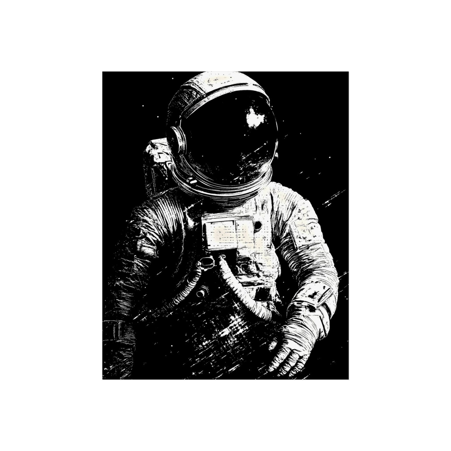 Astronaut Fine Art Poster - Space Wall Decor for Astronomy Lovers