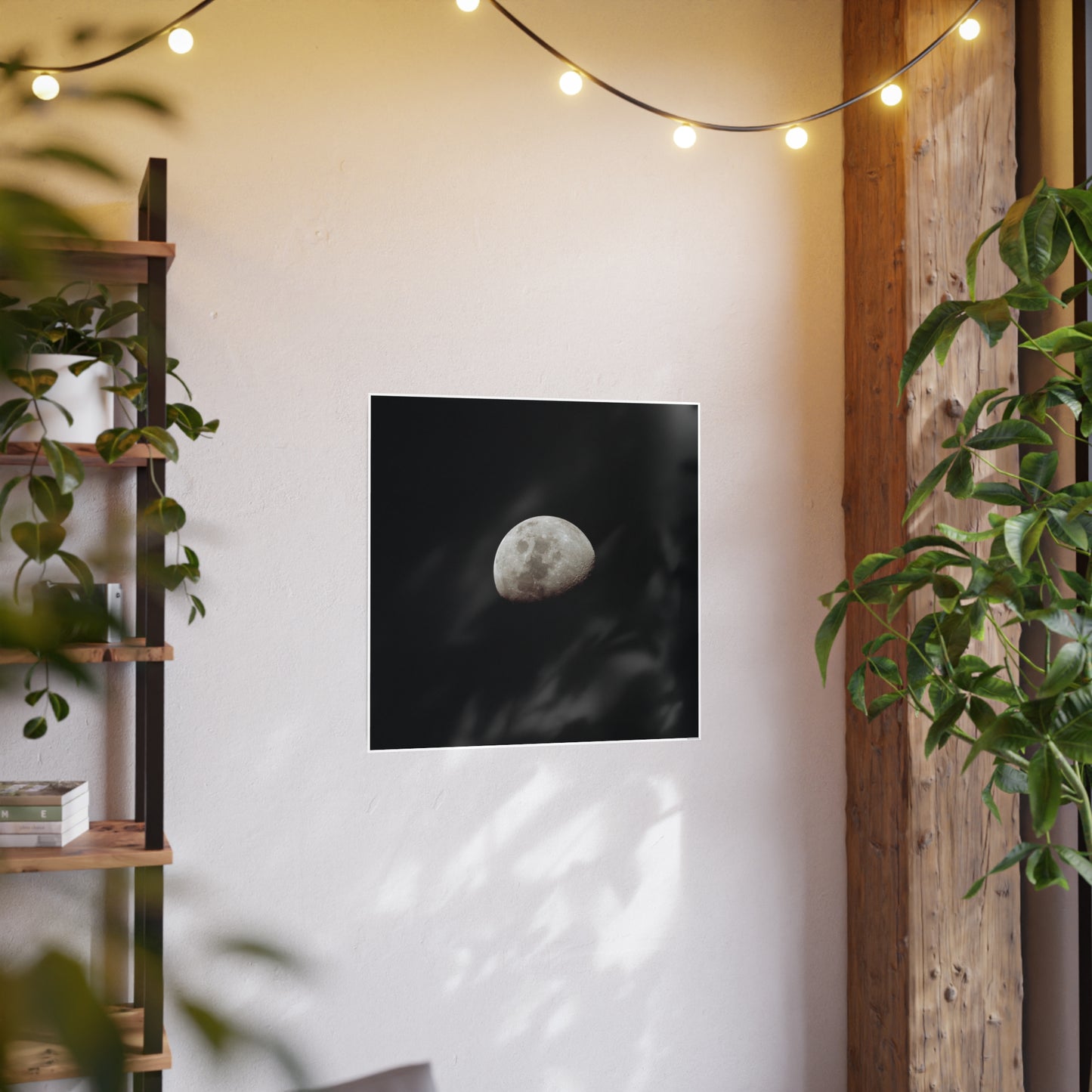 Moon Phase Art Poster - Elegant Lunar Wall Decor for Home & Office