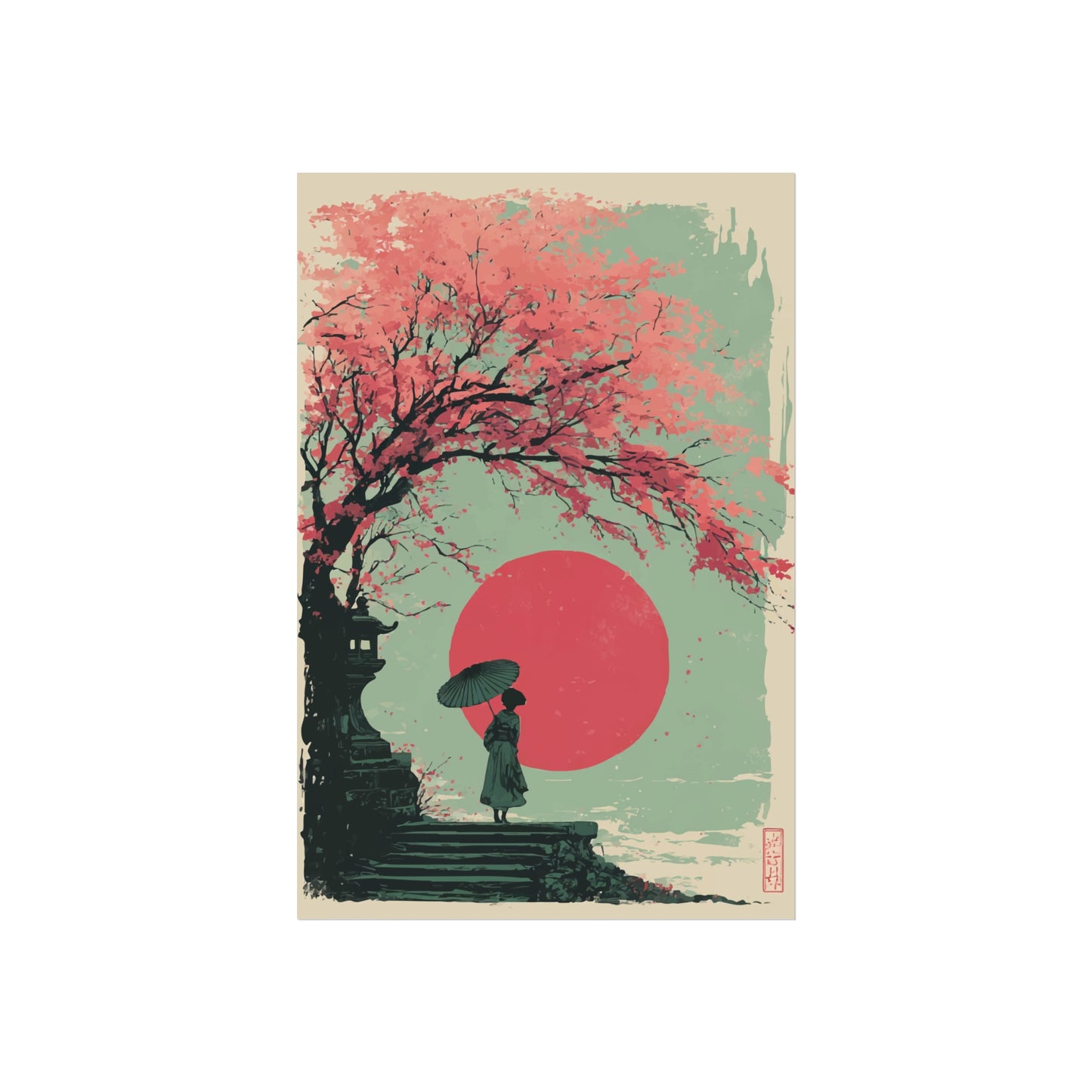 Japanese Art Print - Sakura #2